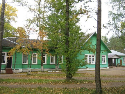 Клуб железнодорожников. Ныне - Дом культуры.