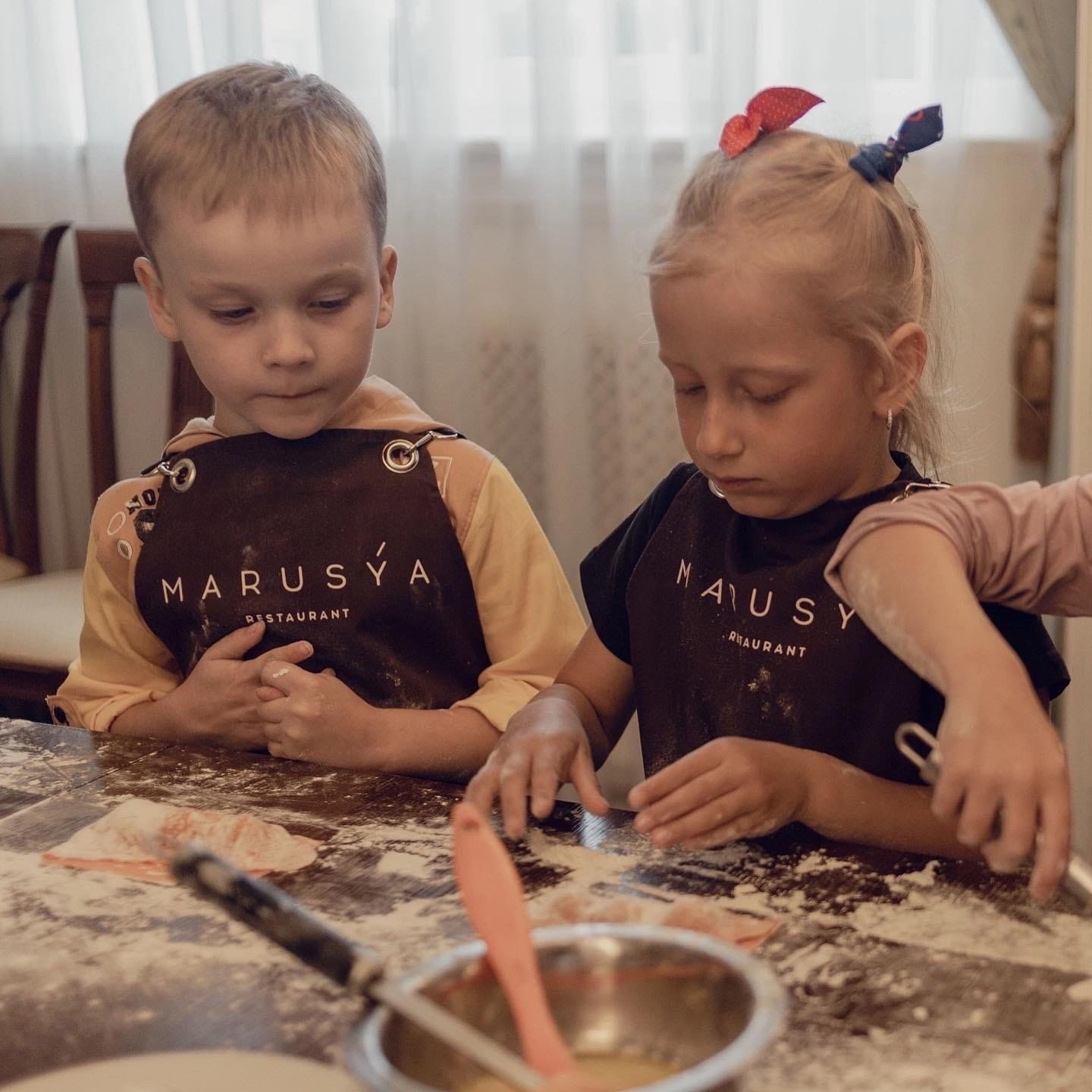 Детские кулинарные мастер-классы "Школа поварят" в MARUSYA restaurant