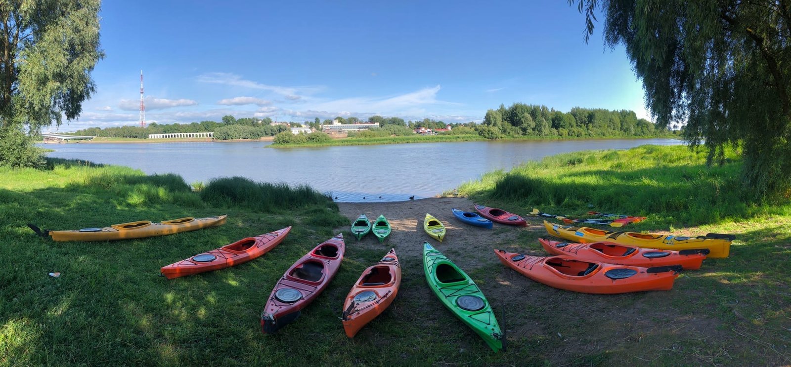 Каяки в Великом Новгороде