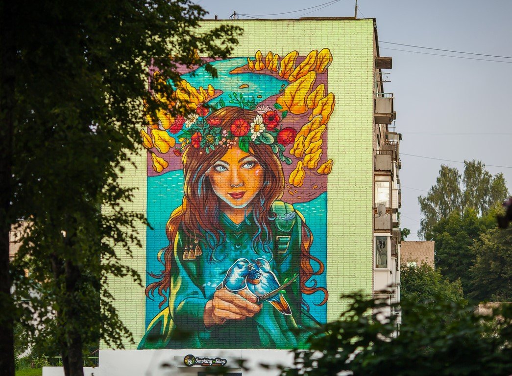 Мурал «Лесная фея»