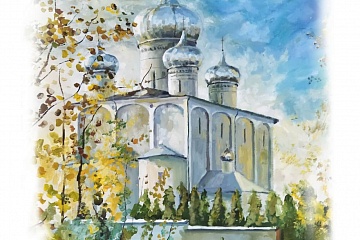 Хутынский монастырь. Осень